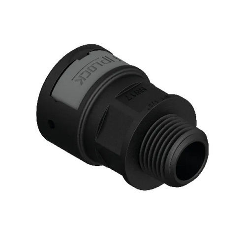 Racor para productos químicos - ASPA-NPT - FRÄNKISCHE Industrial Pipes GmbH & Co. KG - de rosca / de PA6 / resistente a los productos químicos