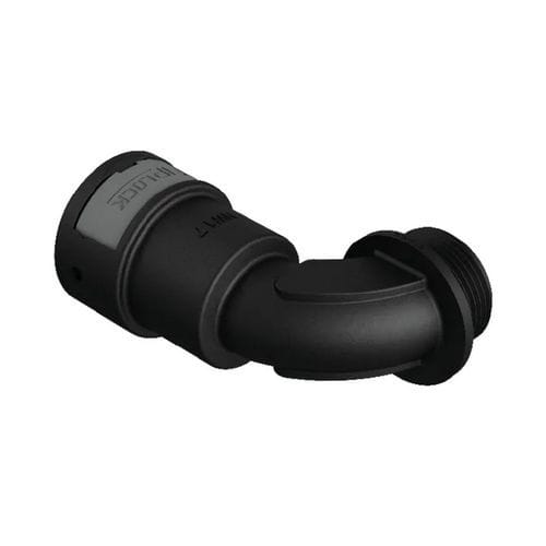 Racor neumático - AWPA-M - FRÄNKISCHE Industrial Pipes GmbH & Co. KG - roscado / codo de 90º / de PA6