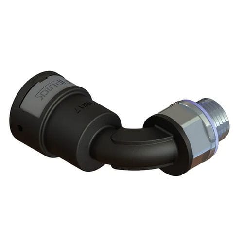 Racor neumático - AWPA-NPT-S - FRÄNKISCHE Industrial Pipes GmbH & Co. KG - de rosca / codo de 90º / de PA6