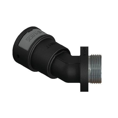 Racor neumático - AAPA-MML - FRÄNKISCHE Industrial Pipes GmbH & Co. KG - de rosca / codo a 45º / de PA6