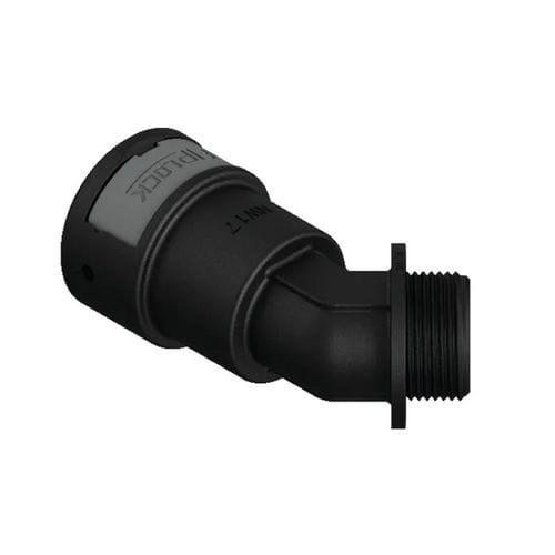 Racor neumático - AAPA-PG - FRÄNKISCHE Industrial Pipes GmbH & Co. KG - de rosca / codo a 45º / de PA6