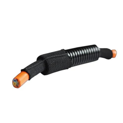 Funda de protección - WPET-HS series - FRÄNKISCHE Industrial Pipes GmbH & Co. KG - termorretráctil / trenzada / para tubos flexibles