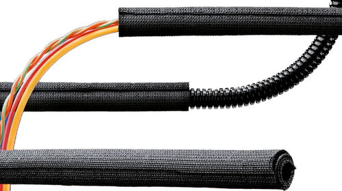 Funda de protección - WPET-SCF series - FRÄNKISCHE Industrial Pipes GmbH & Co. KG - trenzada / para cables / de tejido