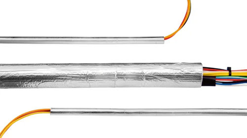 Funda de protección - WGF-LA series - FRÄNKISCHE Industrial Pipes GmbH & Co. KG - plana / para cables / de textil