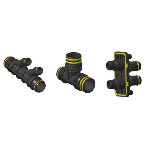 Racor hidráulico - FIPCOOL CONNECT - FRÄNKISCHE Industrial Pipes GmbH & Co. KG - ranurado / en T / en Y