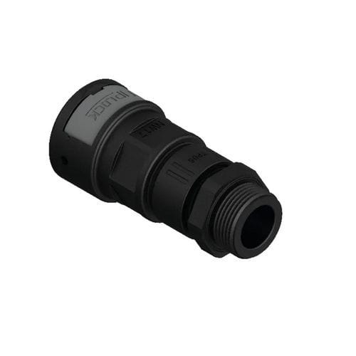 Racor neumático - AZPA-PG - FRÄNKISCHE Industrial Pipes GmbH & Co. KG - roscado / de PA6 / antitracción