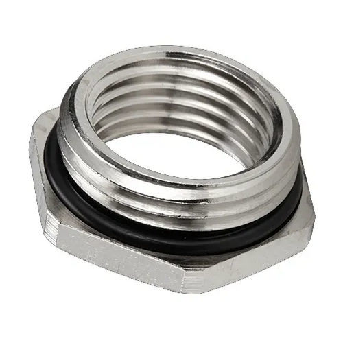 Adaptador hidráulico de reducción - NRBN-M - FRÄNKISCHE Industrial Pipes GmbH & Co. KG - roscado / de latón niquelado / hexagonal