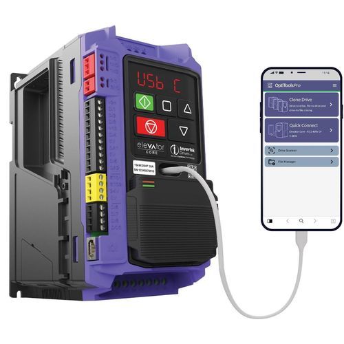 Variador de frecuencia monofásico - Invertek Drives Ltd. - para montaje lateral / para cuadro de cortocircuitos / para elevador