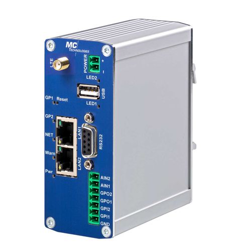 Router de comunicación - MC-MR-L2 - MC Technologies GmbH - Ethernet / RS485 / WiFi