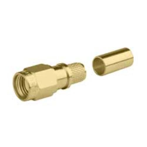 Tapón cilíndrico - 160405 - MC Technologies GmbH - macho / de latón chapado en oro / de tira de soldadura fuerte