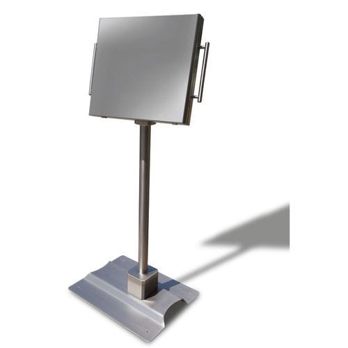 Pupitre industrial - PLP series - MPGAMMA srl - para operador / de acero inoxidable