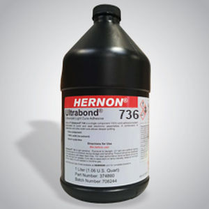 Cola acrílica - Ultrabond® 736 - Hernon Manufacturing - para metal / para vidrio / monocomponente