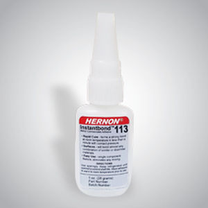 Cola cianoacrilato - Instantbond® 113 - Hernon Manufacturing - para metal / para cerámica / para termoplásticos