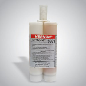Cola epoxi - Tuffbond® 3661 - Hernon Manufacturing - para plástico / bicomponente / industrial
