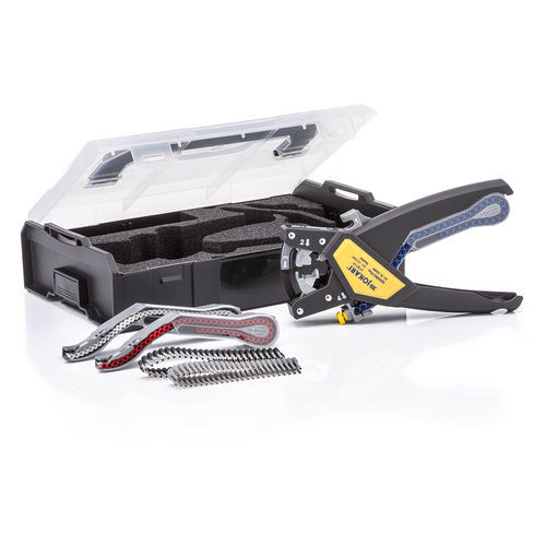 Prensa desforradora y aplicadora de sellos de cables - QUADRO Plus - JOKARI-Krampe GmbH - manual / portátil