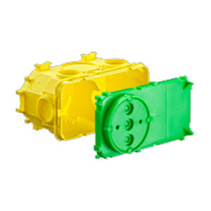 Caja de conexiones para colocación en hormigón - KAISER GmbH & Co. KG - aislada / de plástico
