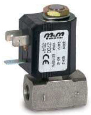 Electroválvula de control directo - B298 - M & M INTERNATIONAL - de 2 vías / NC / aire