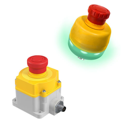Botón pulsador de parada de emergencia - SEU 3/4 - BERNSTEIN AG - IP65 / IP67 / con luz