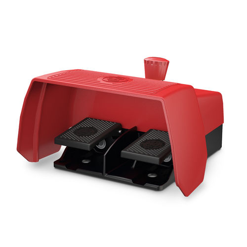 Interruptor de pedal de control - NA2 series - BERNSTEIN AG - 2 pedales / con capó / con parada de emergencia
