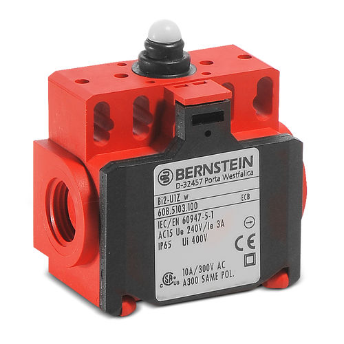 Interruptor de final de carrera de seguridad - Bi2 series - BERNSTEIN AG - IP65 / autoextinguible / en caja de plástico
