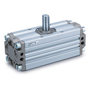 Actuador rotativo - NC(D)RA1-Z - SMC Corporation of America - neumático / de piñón cremallera / con varilla doble