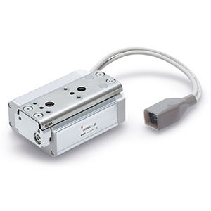 Mesa de guiado de tornillo - LES series  - SMC Corporation of America - motorizada / eléctrica / compacta