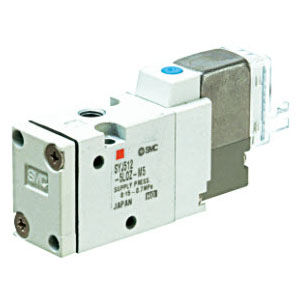 Distribuidor neumático accionado por solenoide - SYJ300  - SMC Corporation of America - con accionamiento manual / piloto / con control neumático