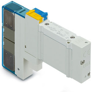 Distribuidor neumático accionado por solenoide - SY3000  - SMC Corporation of America - piloto / con control neumático / de 5 vías