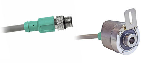 Encoder rotativo incremental - IXARC  - POSITAL FRABA - mecánico / de eje hueco / 24 Vcc