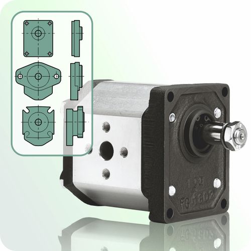 Motor hidráulico de engranaje - GHM1 Series - jbj Techniques Limited