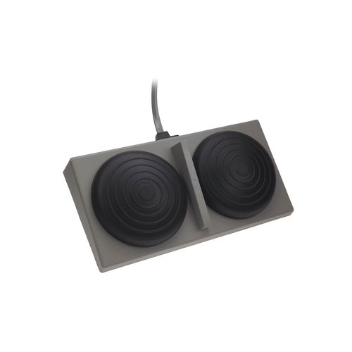 Interruptor de pedal de control - 6447 - HERGA - eléctrico / 2 pedales