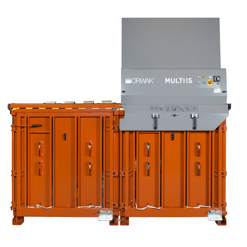 Prensa de balas para residuos - MULTI 9020S - Orwak AB - vertical / de carga frontal / compacta