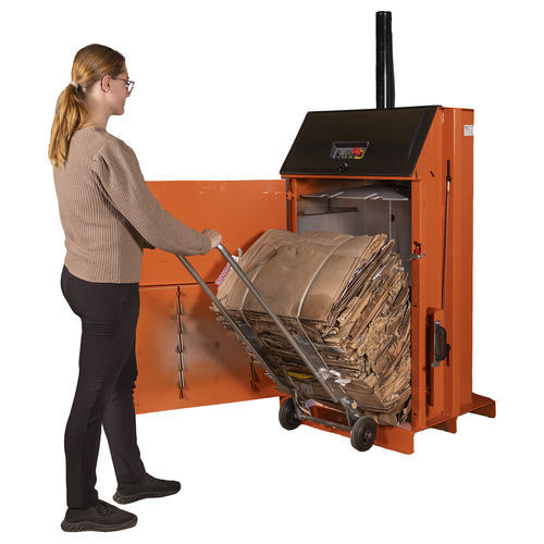 Prensa de balas para residuos - COMPACT 3110 - Orwak AB - vertical / de carga frontal / compacta