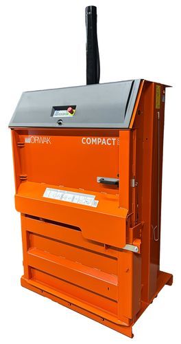 Prensa de balas para cartón - COMPACT 3120 - Orwak AB - para plástico / de cámara vertical / de carga frontal