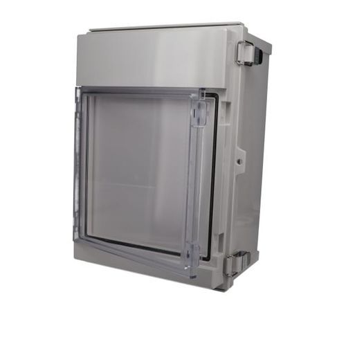 Caja para montaje en paneles - AIO-11111 - BUD INDUSTRIES - rectangular / de policarbonato / acrilonitrilo butadieno estireno