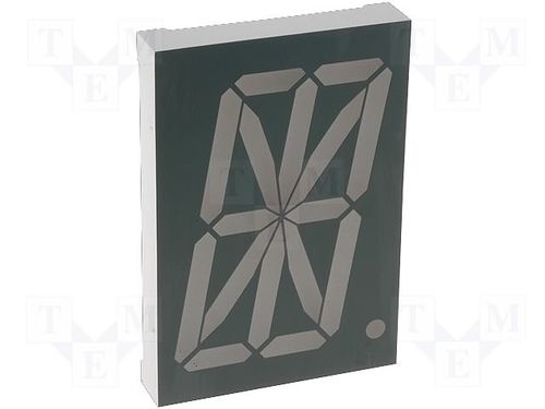 Visualizador LED - KCPDA04 series - KINGBRIGHT ELECTRONIC - alfanumérico / de 17 segmentos / de 1 dígito