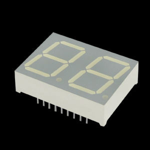 Visualizador LED - DA04-11 series - KINGBRIGHT ELECTRONIC - de 7 segmentos / de 2 dígitos / industrial