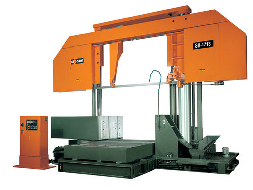 Sierra de cinta - SH-1713 - COSEN - horizontal / semiautomática / de doble columna
