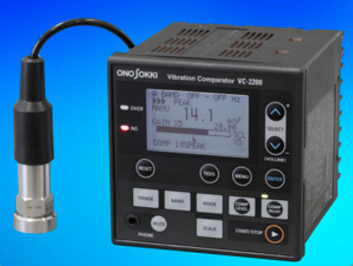 Analizador de vibraciones para vigilancia de máquina - VC-2200 - Onosokki - portátil / digital / industrial