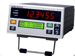 Visualizador digital - DG-2310 - Onosokki - de 7 segmentos / de 6 dígitos / electrónico
