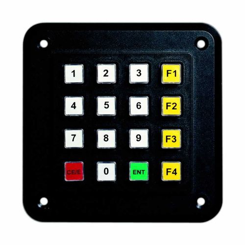Teclado numérico 16 teclas - GS16020 - Storm Interface - empotrable / de oro / de polímero