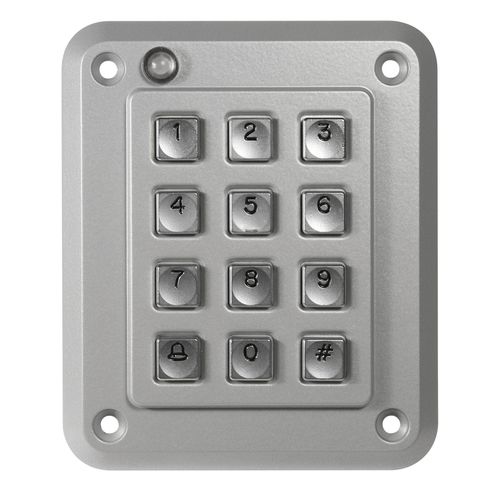 Teclado numérico 12 teclas - DE1KT10 - Storm Interface - empotrable / de metal / para control de acceso