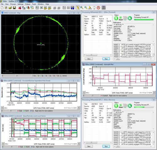 Software de visualización - GrafNav - NovAtel - de postprocesamiento / de calidad / de diagnóstico