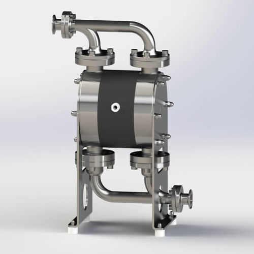Bomba de doble membrana - MM Series - ALMATEC Maschinenbau GmbH - de agua / accionada por aire / autocebante