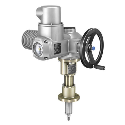 Actuador para válvula lineal - LE series - AUMA - eléctrico / manual / de vueltas múltiples