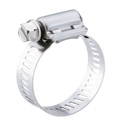 Abrazadera de apriete de acero inoxidable - BREEZE POWER-SEAL - NORMA GROUP - de tornillo / con banda perforada / de lengüeta