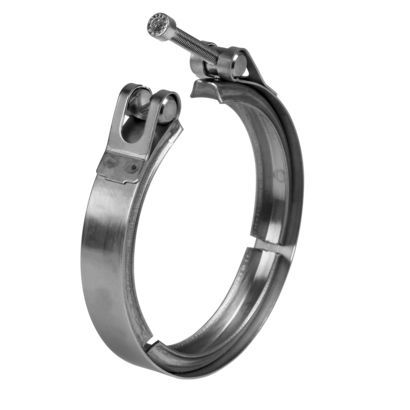 Abrazadera para tubo con perno - NORMACONNECT® V - NORMA GROUP - de acero inoxidable / de escape