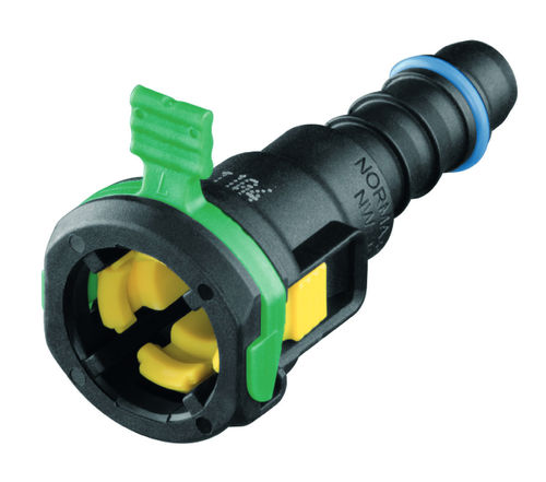 Racor hidráulico - NORMAQUICK® S - NORMA GROUP - rápido / de plástico / con junta tórica