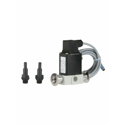 Electroválvula de control directo - VV 6 - VACUUBRAND - de 2 vías / agua / con brida
