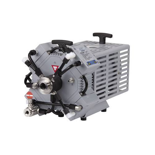 Bomba de vacío de membrana - MD 4C EX VARIO - VACUUBRAND - sin aceite / de 3 etapas / para laboratorio